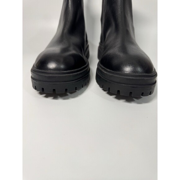 Steve  madden ankle boots size 8 medium black leather - Picture 12 of 16